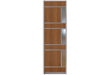 Image Фасад Комби №10 P ДСП с зеркалом 860 Шкаф-купе 2D 1800 Мебель Стар