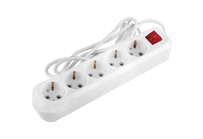 Фото 1 - SALE Удлинитель EL ABS SB-5ES 5м з выкл. зазем., арт.C-ES-1815 Electrum