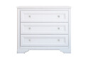 Фото 1 - Комод Гербор Клео з 3 шухлядами 103 см Білий