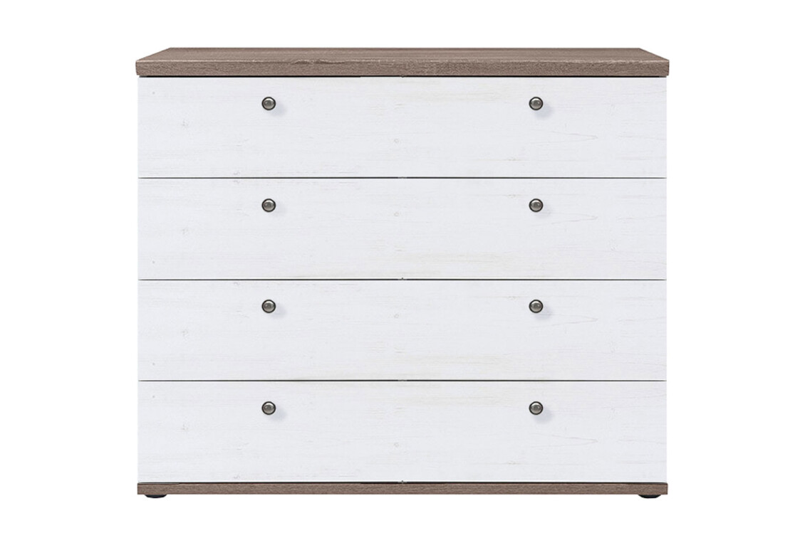 Фото Комод Гербор Тина с 4 ящиками 103 см Сосна каньон
