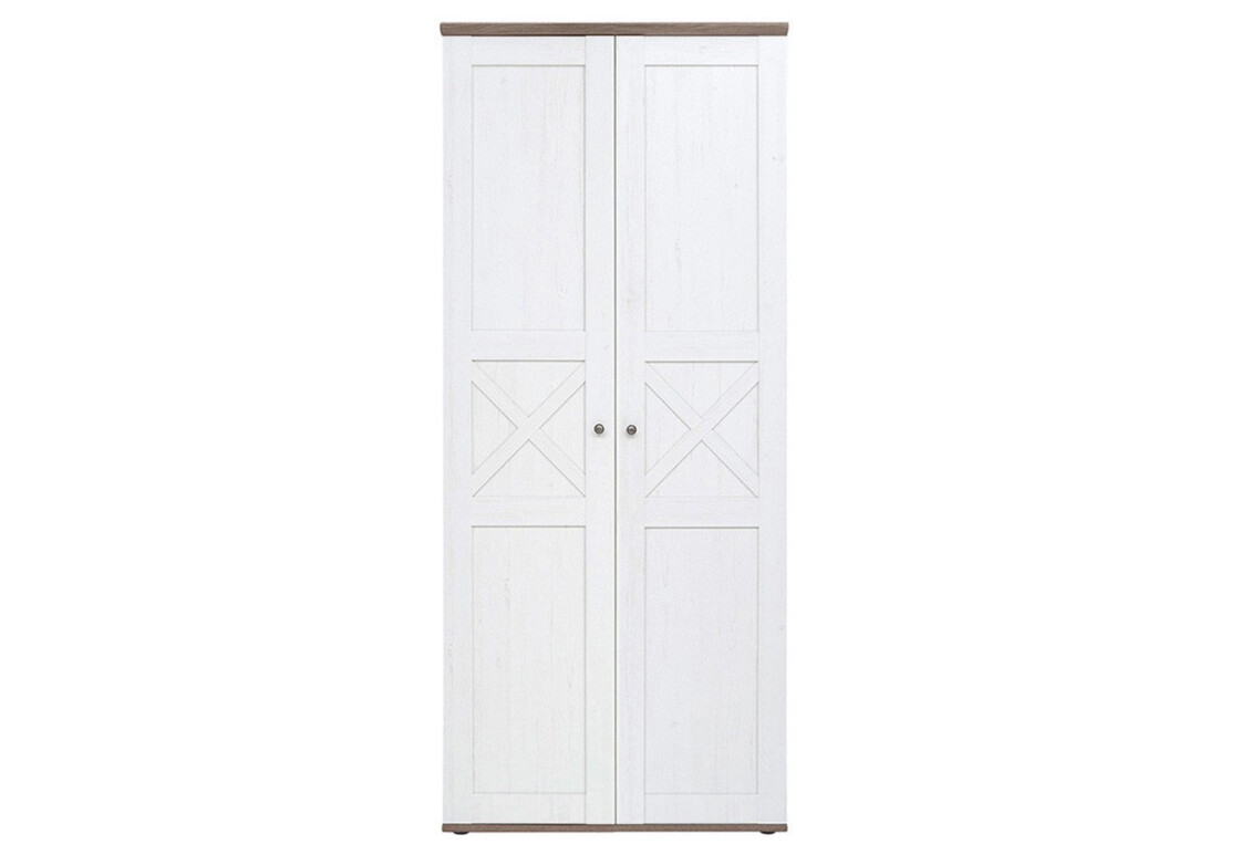 Фото Шкаф платтяной Gerbor холдинг Тина 2-дверный 97 см Сосна каньон/Дуб сонома трюфель