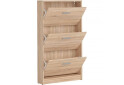 Фото 2 - Тумба для взуття Гербор Непо з 3 відділеннями 70 см Дуб сонома