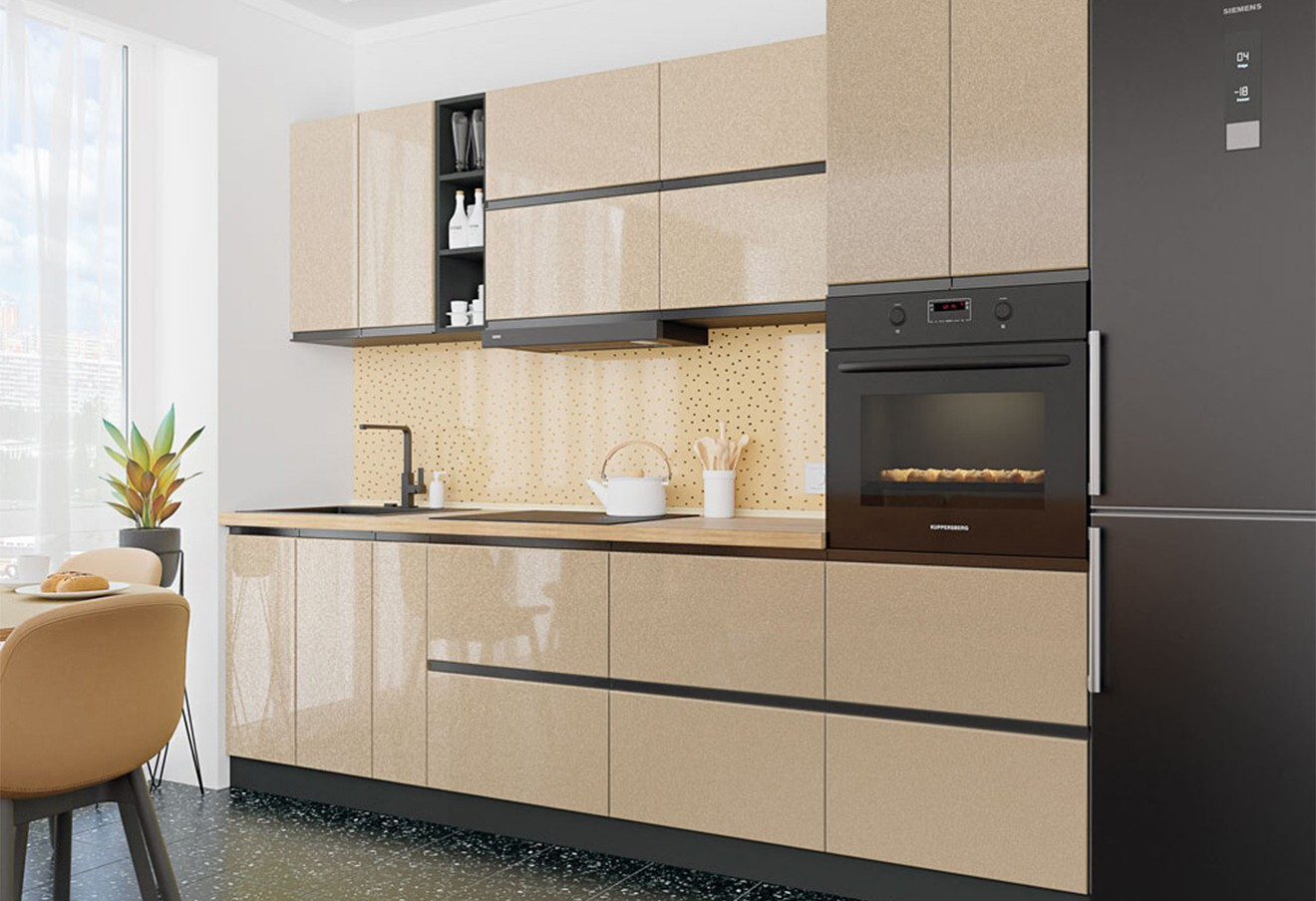 Фото 1 - Модульная кухня RioLine / РиоЛайн Глянцевая Вип-Мастер