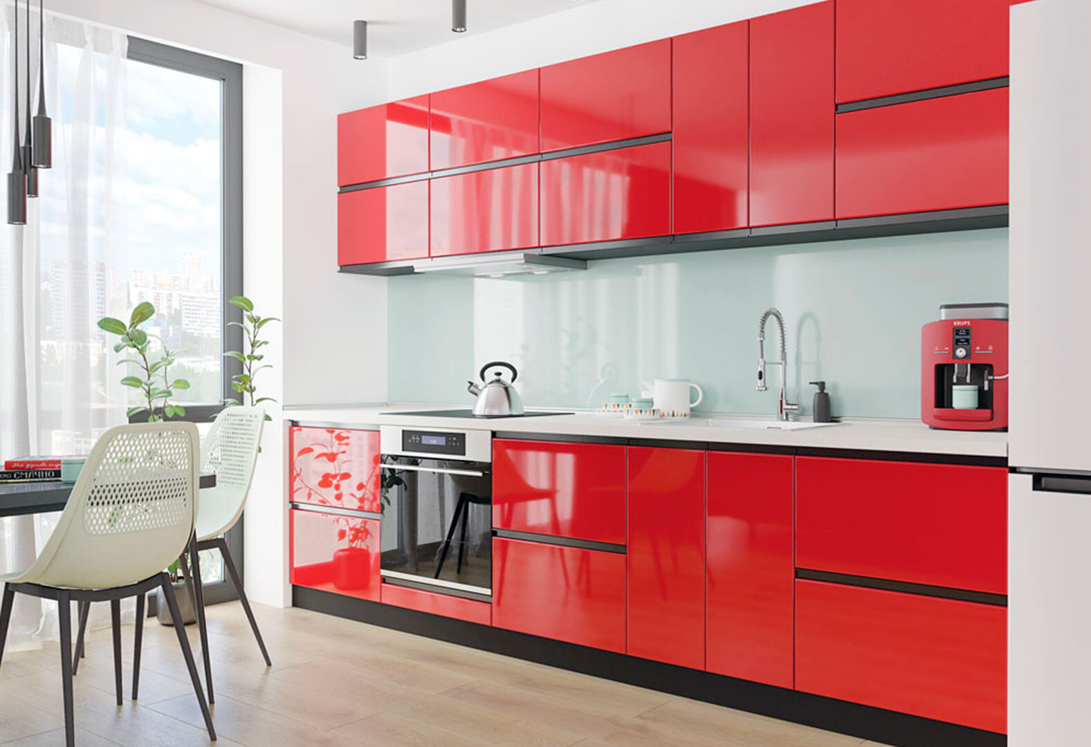 Фото 4 - Модульная кухня RioLine Luxe / РиоЛайн Люкс Глянцевая Вип-Мастер