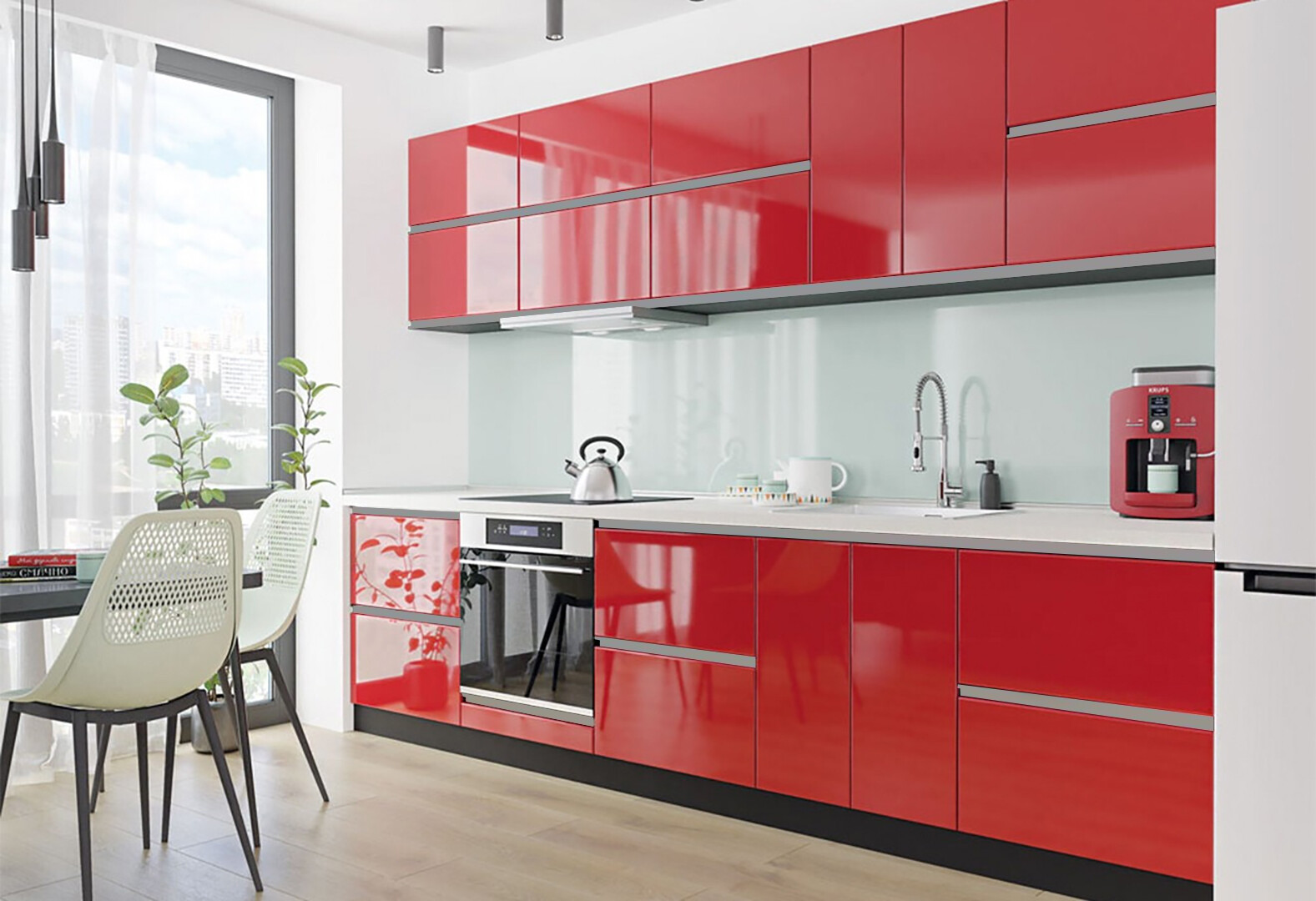 Фото 2 - Модульная кухня RioLine Luxe / РиоЛайн Люкс Глянцевая Вип-Мастер