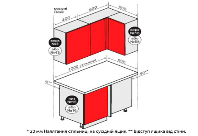 Фото 2 - В58 Тумба угловая 60х60 RioLine Luxe / РиоЛайн Люкс Матовая Вип-Мастер