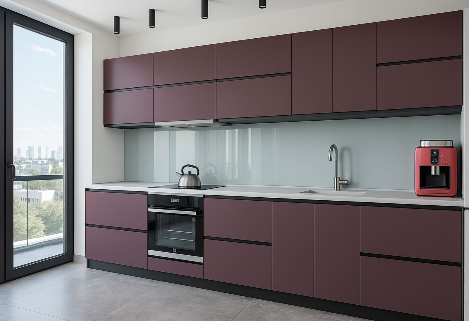 Фото 1 - Кухня Вип-Мастер RioLine / РиоЛайн Матовая 320 см