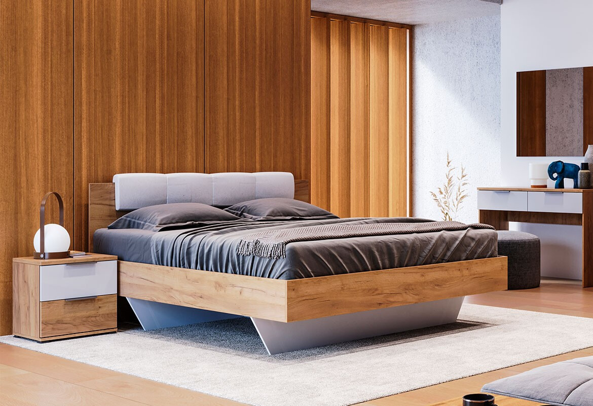 Фото 1 - Спальня Асти 160 без шкафа МироМарк