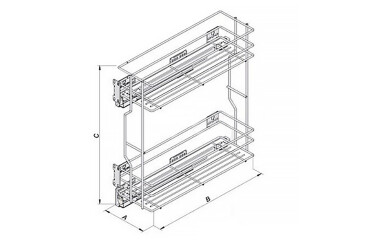 Фото Карго хром. 200 мм REJS