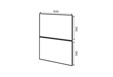 Фото Фасад ф ш 600 (1+1) Alta