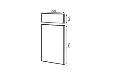 Фото Фасад ф ш 400 (1+1) M.Gloss