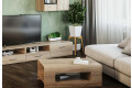 Фото 4 - Стол журнальный Line Furniture Росси 100x61 см с полкой и боковыми ячейками