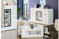 Фото 2 - Стол журнальный Line Furniture Росси 100x61 см с полкой и боковыми ячейками