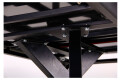 Фото 2 - Стол обеденный раскладной Андалусия ET-1601 черный/стекло антрацит АМФ