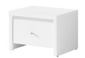 Фото 2 - Тумба приліжкова ВМК Крістіна (B) з шухлядою 51 см Біла