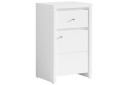 Фото 2 - Тумба ВМК Кристина KOM (B) 1-дверна с ящиком 49 см Белая