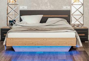 Фото Кровать 1.6 с неоновой подсветкой (без каркаса)