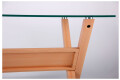 Фото 10 - Стол обеденный Maple бук / стекло прозрачное АМФ