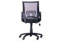 Фото 5 - Кресло Веб Tilt, сиденье сетка чёрная/спинка сетка серая АМФ