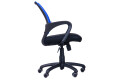 Фото 3 - Кресло Веб Tilt, сиденье сетка чёрная/спинка сетка синяя АМФ
