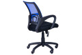 Фото 4 - Кресло Веб Tilt, сиденье сетка чёрная/спинка сетка синяя АМФ