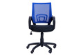 Фото 5 - Кресло Веб Tilt, сиденье сетка чёрная/спинка сетка синяя АМФ
