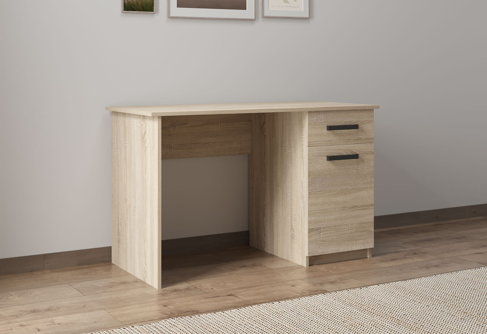 Фото 3 - Стіл письмовий Kredens furniture СК-2 115x55 см з тумбою і шухлядою