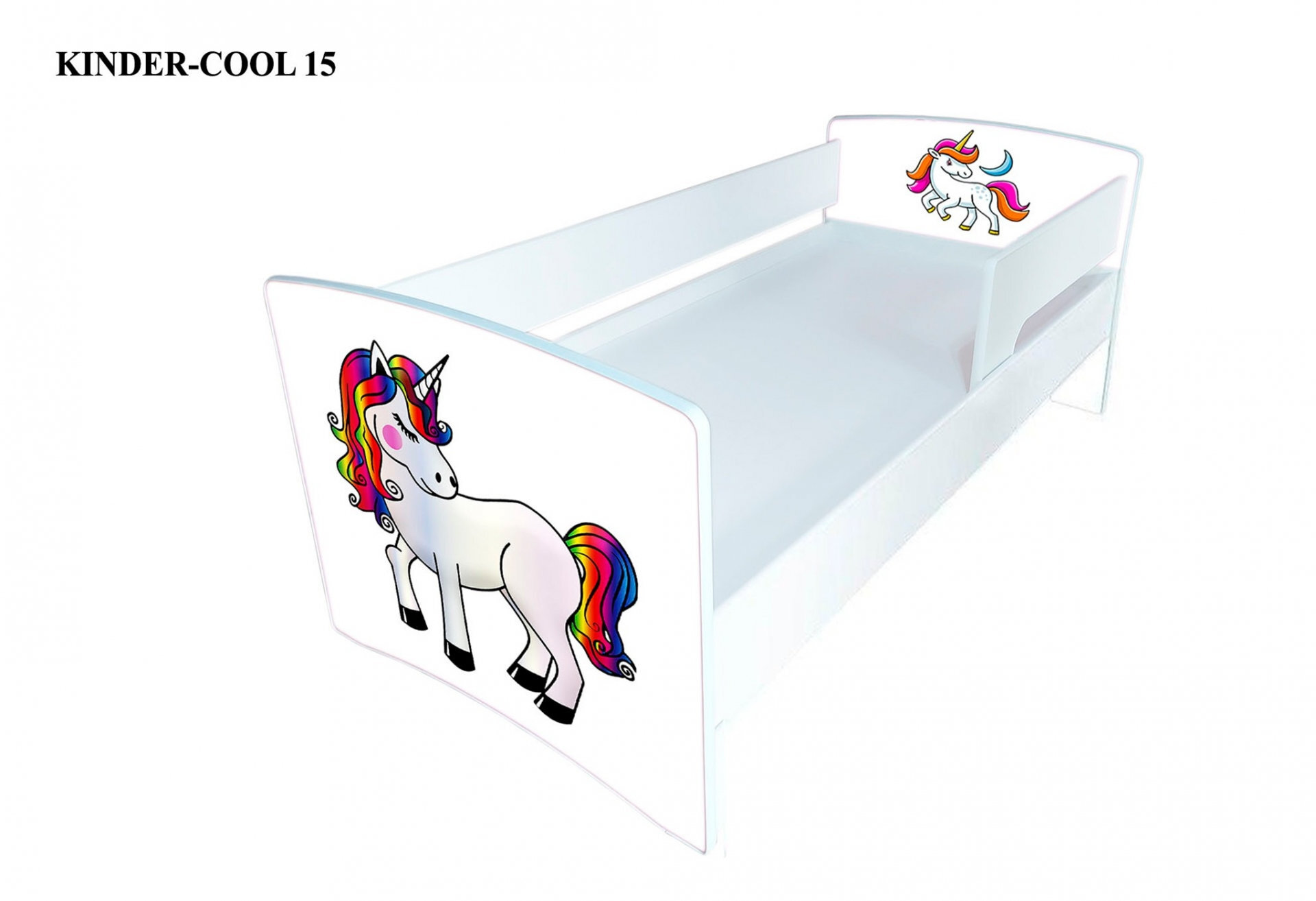 Фото 15 - Серия Kinder-cool New / Киндер-кул Нью (сп.м.80х170) без ящика + бортик Виорина Деко