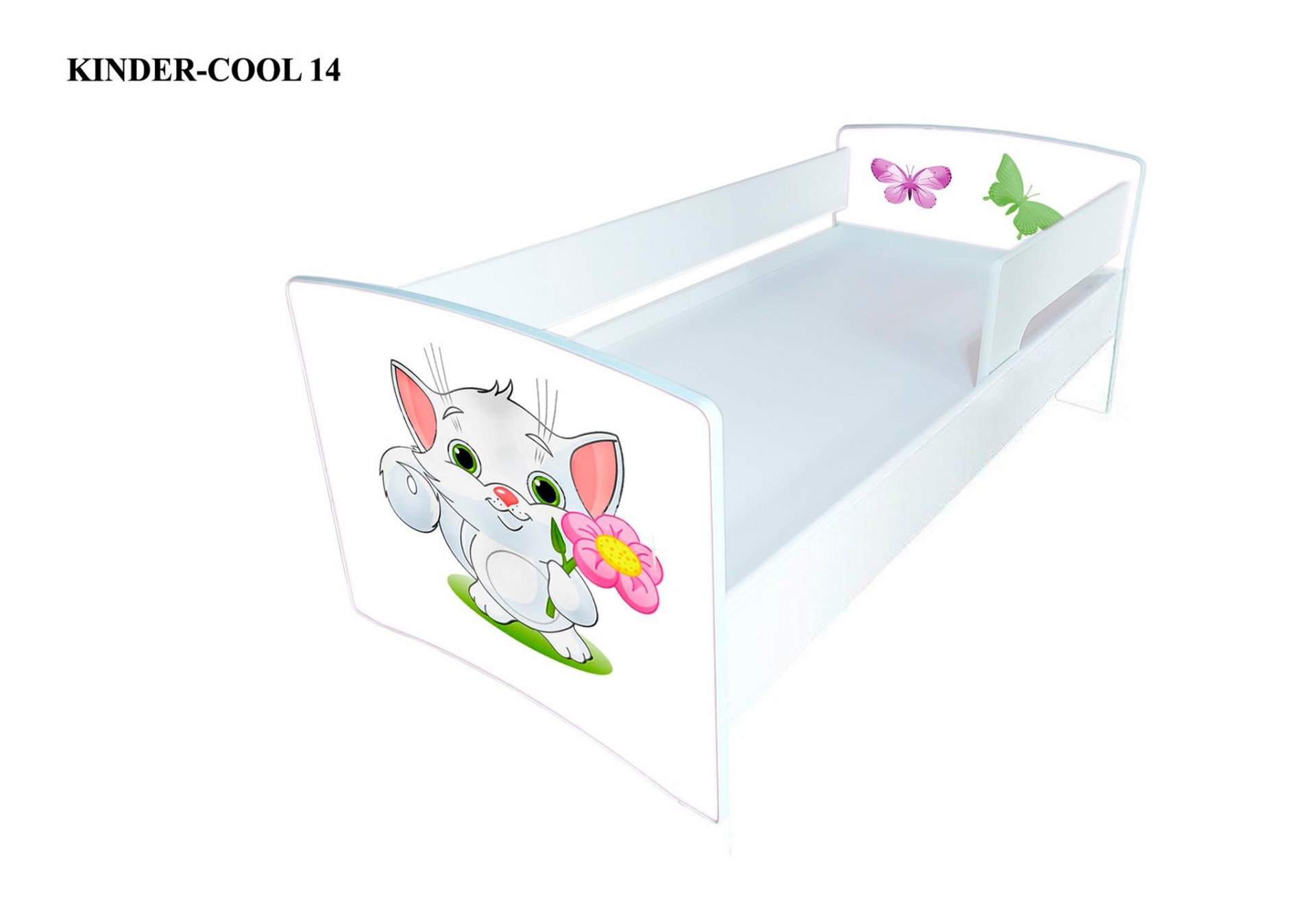 Фото 17 - Серия Kinder-cool New / Киндер-кул Нью (сп.м.80х170) без ящика + бортик Виорина Деко