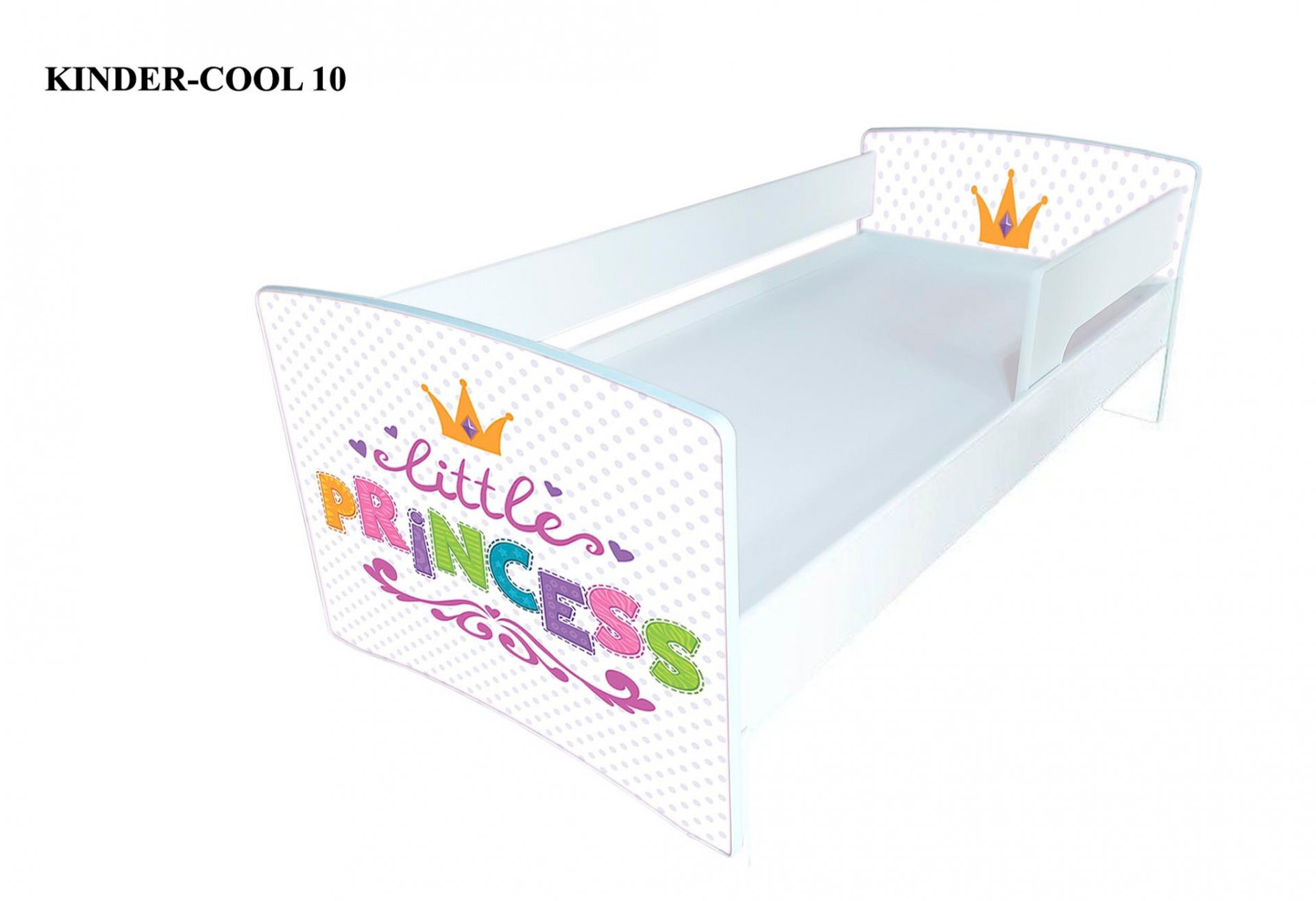 Фото 19 - Серия Kinder-cool New / Киндер-кул Нью (сп.м.80х170) без ящика + бортик Виорина Деко