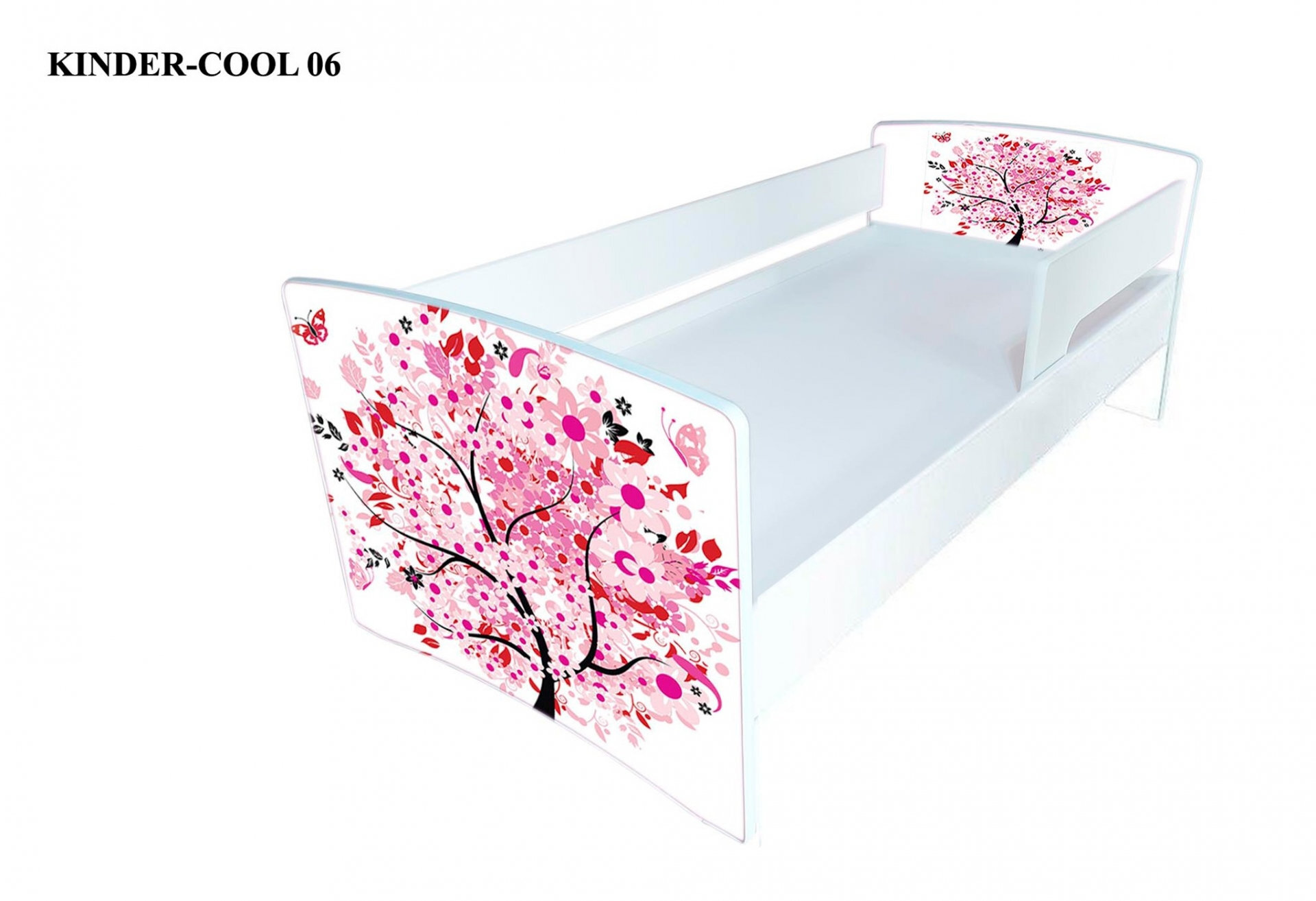 Фото 23 - Серия Kinder-cool New / Киндер-кул Нью (сп.м.80х170) без ящика + бортик Виорина Деко