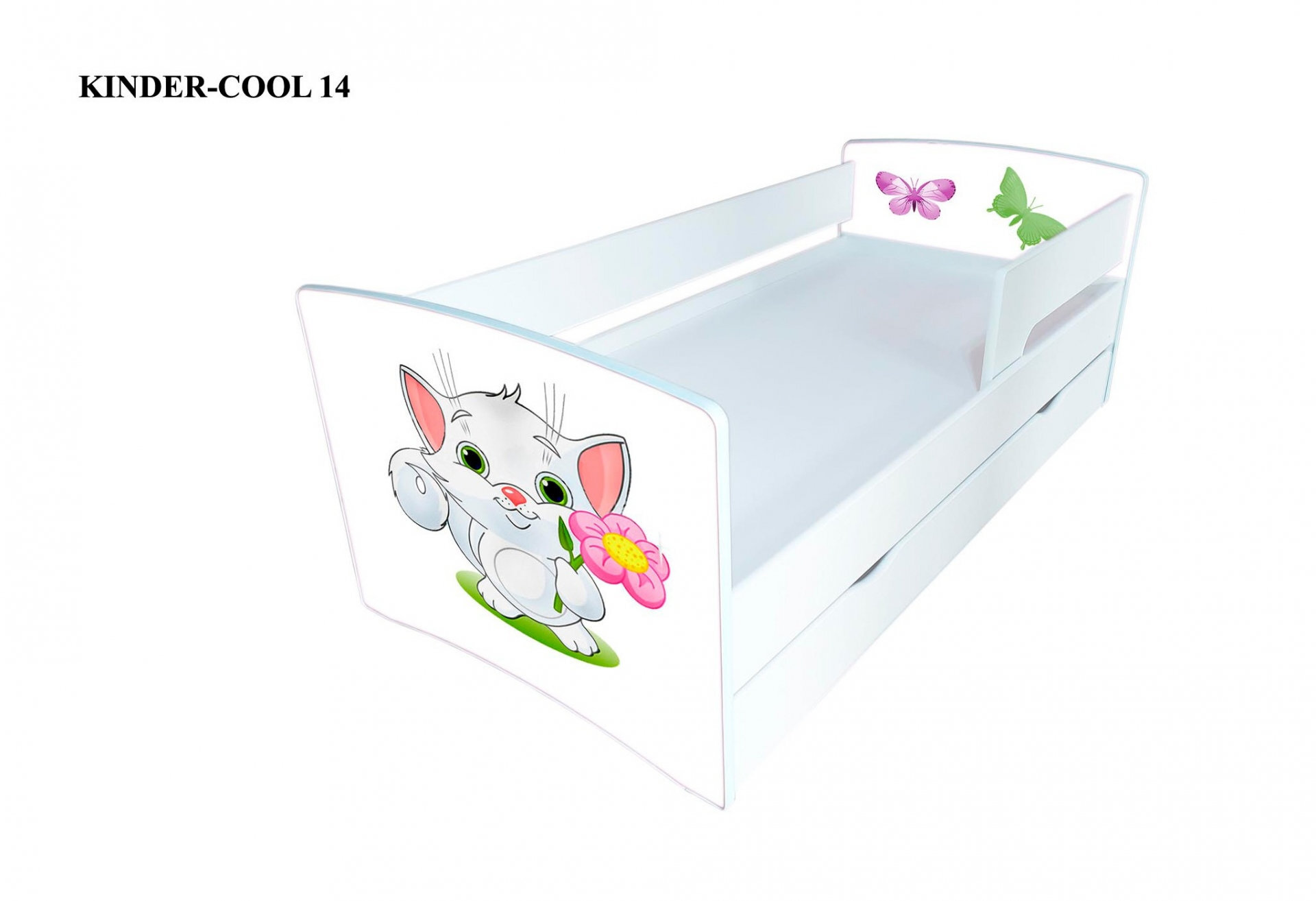 Фото 9 - Серия Kinder-cool New / Киндер-кул Нью (сп.м.90х190) + ящик и бортик Виорина Деко