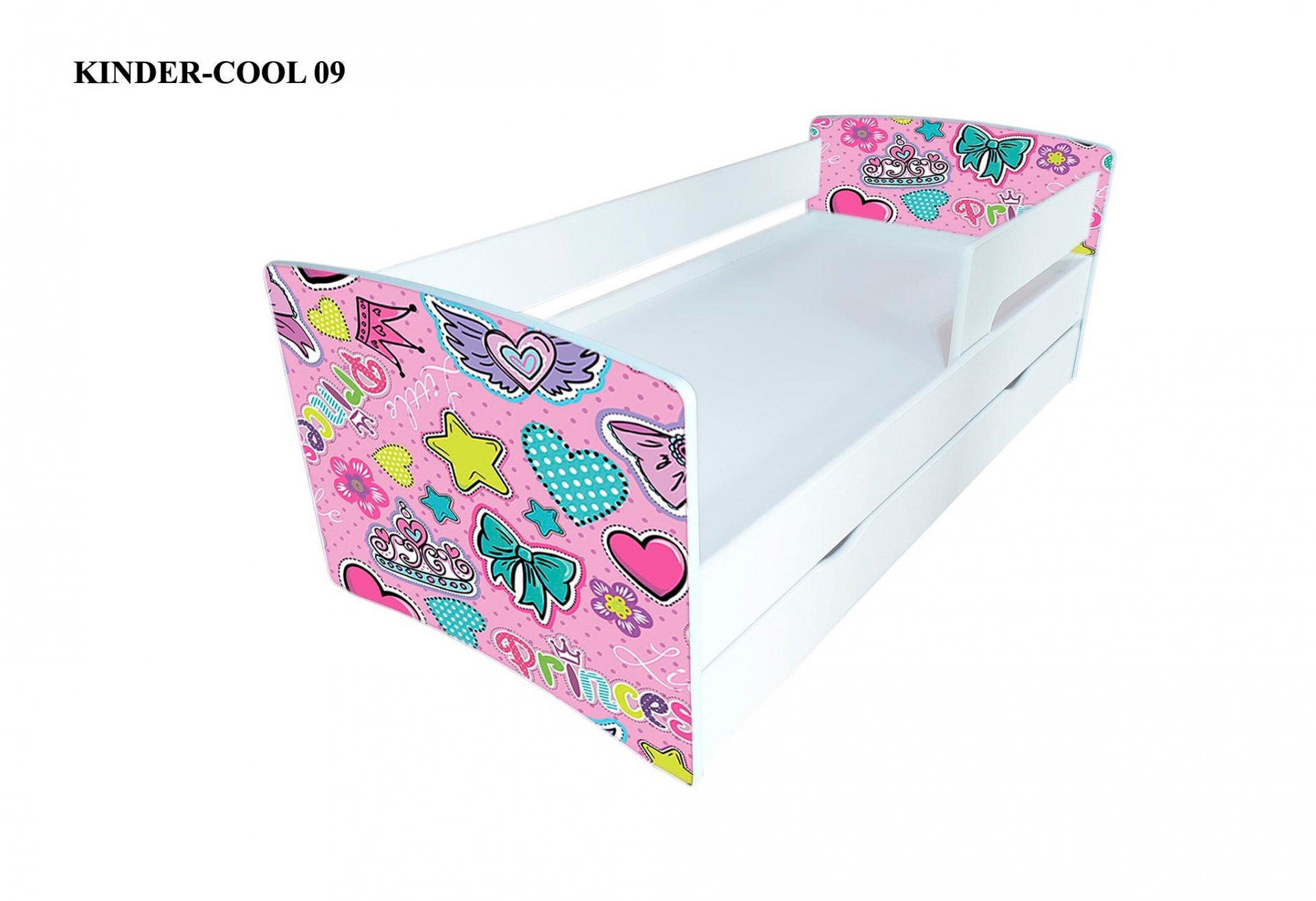 Фото 12 - Серия Kinder-cool New / Киндер-кул Нью (сп.м.90х190) + ящик и бортик Виорина Деко