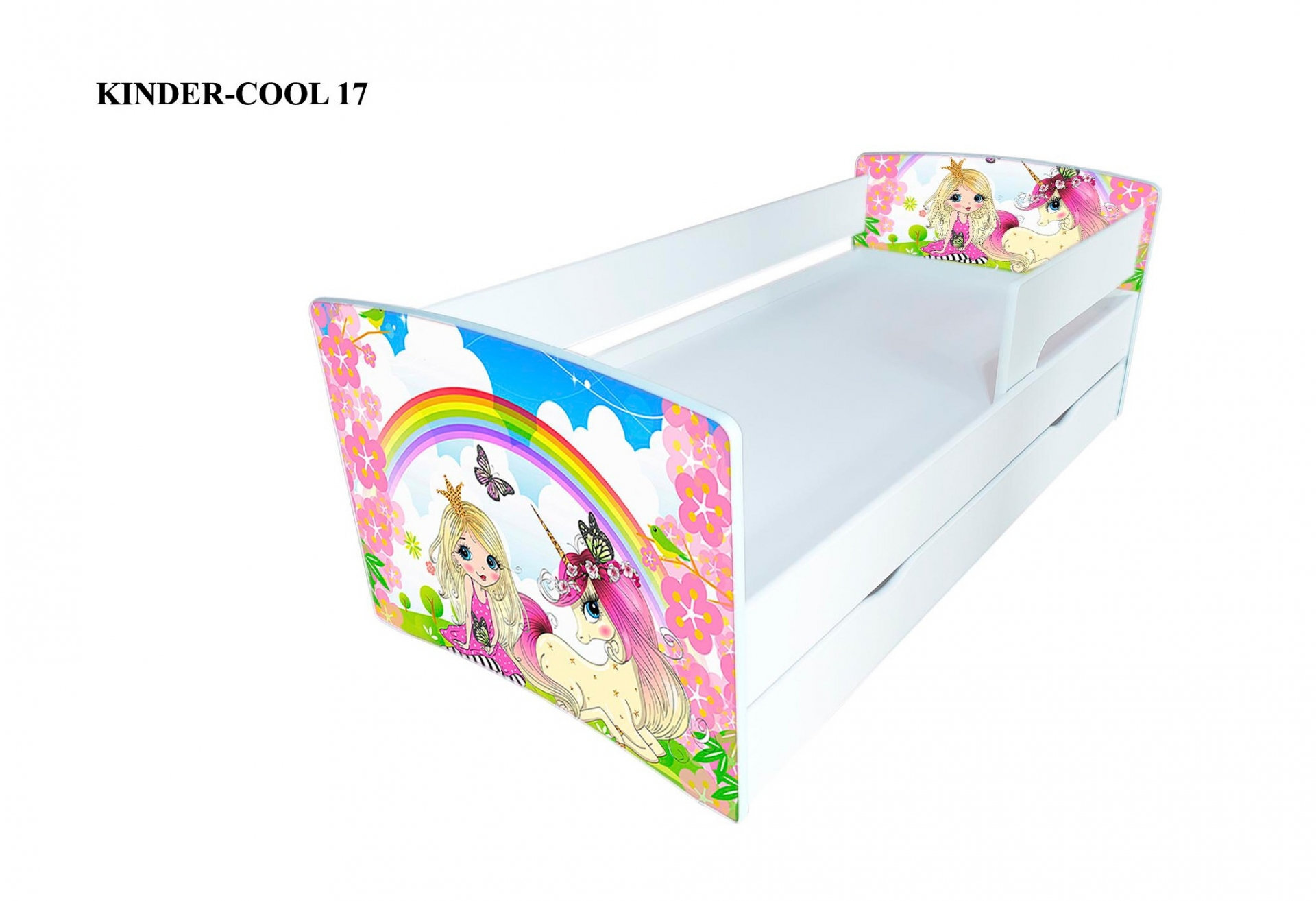 Фото 18 - Серия Kinder-cool New / Киндер-кул Нью (сп.м.90х190) + ящик и бортик Виорина Деко
