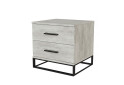 Фото 3 - Тумба прикроватная Art In Head Аскэт с 2 ящиками 48 см