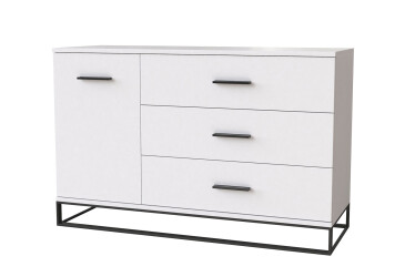 Фото Комод Art In Head Аскет 1-дверный с 3 ящиками 120 см