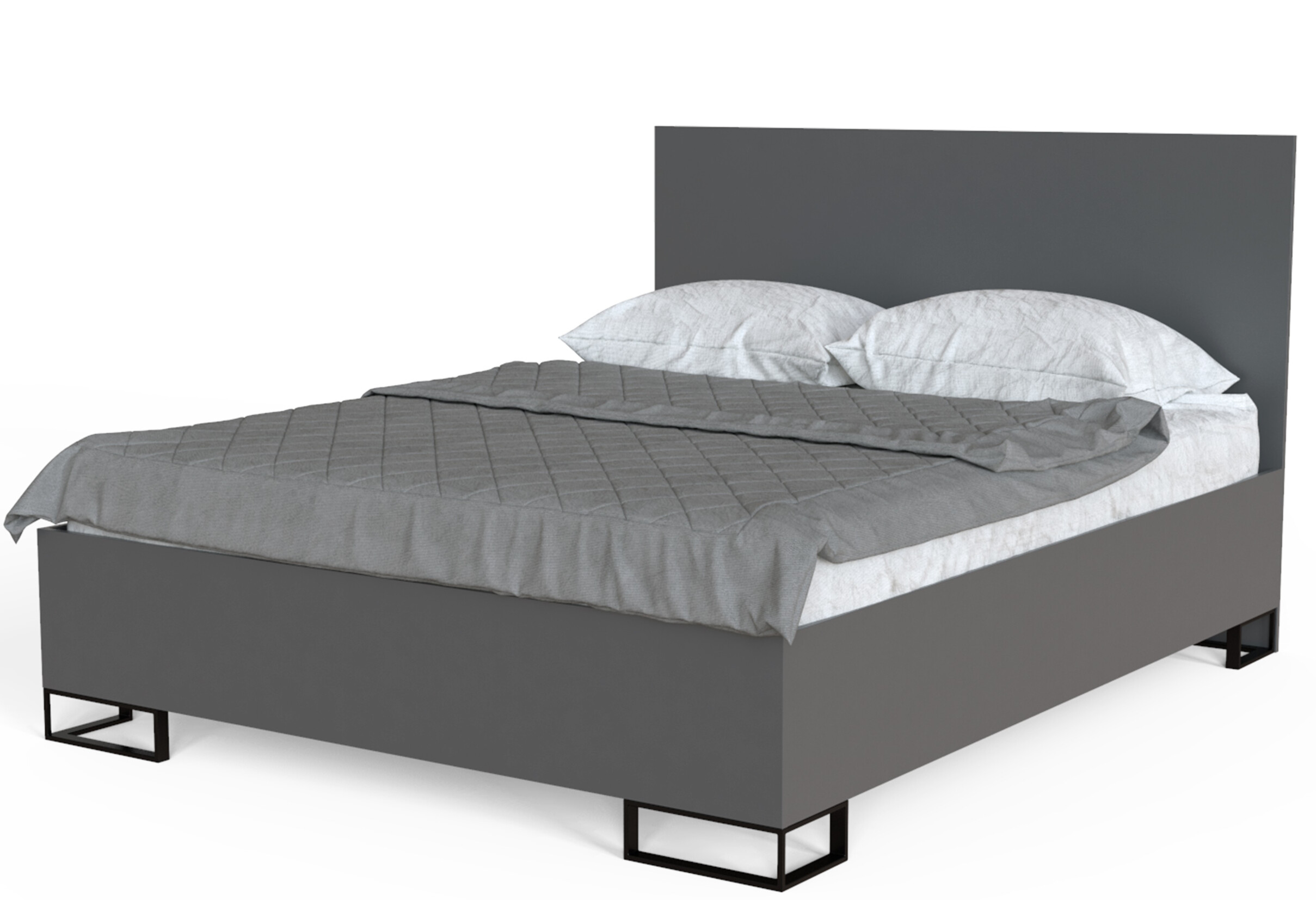 Фото Півтораспальні металеві ліжка