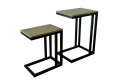 Фото 1 - Журнальный столик Кофе брейк 2 в 1 (высота 60+45 см) Металл-Дизайн