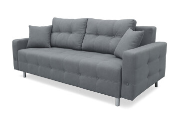 Фото Диван Элегант Бенефит 44 220x90 см темно-серый