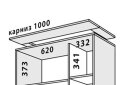 Зображення 1 - Карниз 1000х600 Шафа-купе Альто / Alto 2Д 1.0 м VIP-master