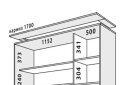 Зображення 1 - Карниз 1700х600 Шафа-купе Альто / Alto 2Д 1.7 м VIP-master