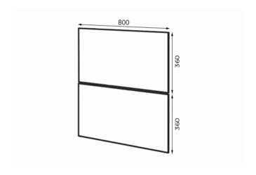 Фото Фасад ф ш 800 (1+1) Interno Вип-Мастер