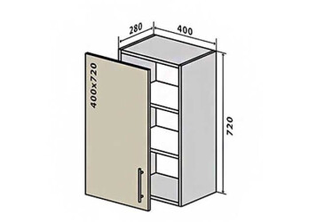 Фото В3 Тумба 1Д 40 Интерно / Interno Вип-Мастер