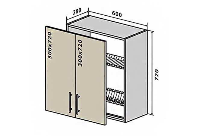 Фото 1 - В7 Сушка 2Д 60 Интерно / Interno Вип-Мастер