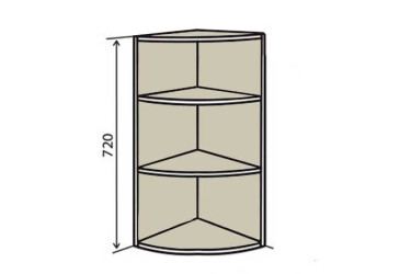 Фото В15R Полки угловые 72 Интерно / Interno Вип-Мастер
