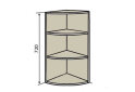 Image 1 - В15R Полки угловые 72 Интерно / Interno Вип-Мастер