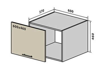 Image В76 Окапник Пенал 60 Інтерно / Interno VIP-master