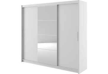 Фото Шкаф-купе Gerbor холдинг Марио 3-дверный с зеркалом 240 см