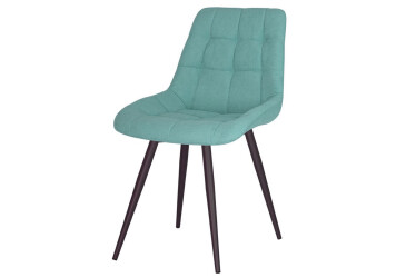 Фото Стул кухонный Новый Стиль Nicole HN Black (Box-2) SQR 53x56x86 см мягкий / комплект 2шт 