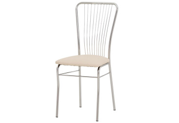 Фото Стул кухонный Новый Стиль Neron Chrome (Box-4) 43x44x93 см с высокой спинкой / комплект 4шт